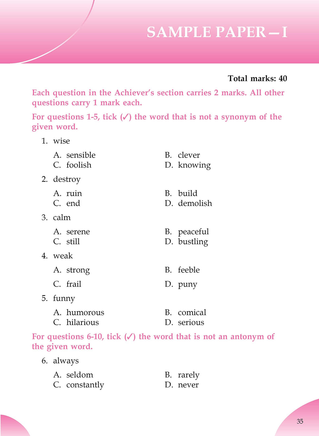 English Olympiad Challenger-4. | Grocsy
