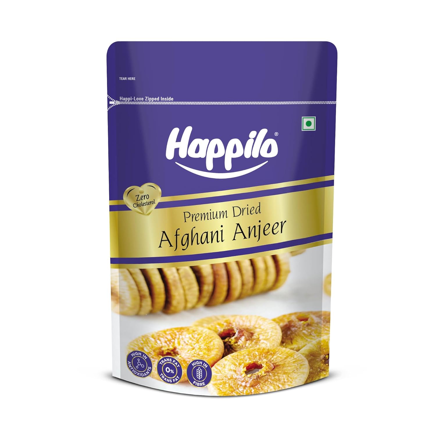 Happilo Premium Dried Afghani Anjeer | Grocsy