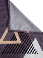 Home Sizzler Grey & White Geometric 144 TC Single Bedsheet with 1 Pillow Covers | Grocsy