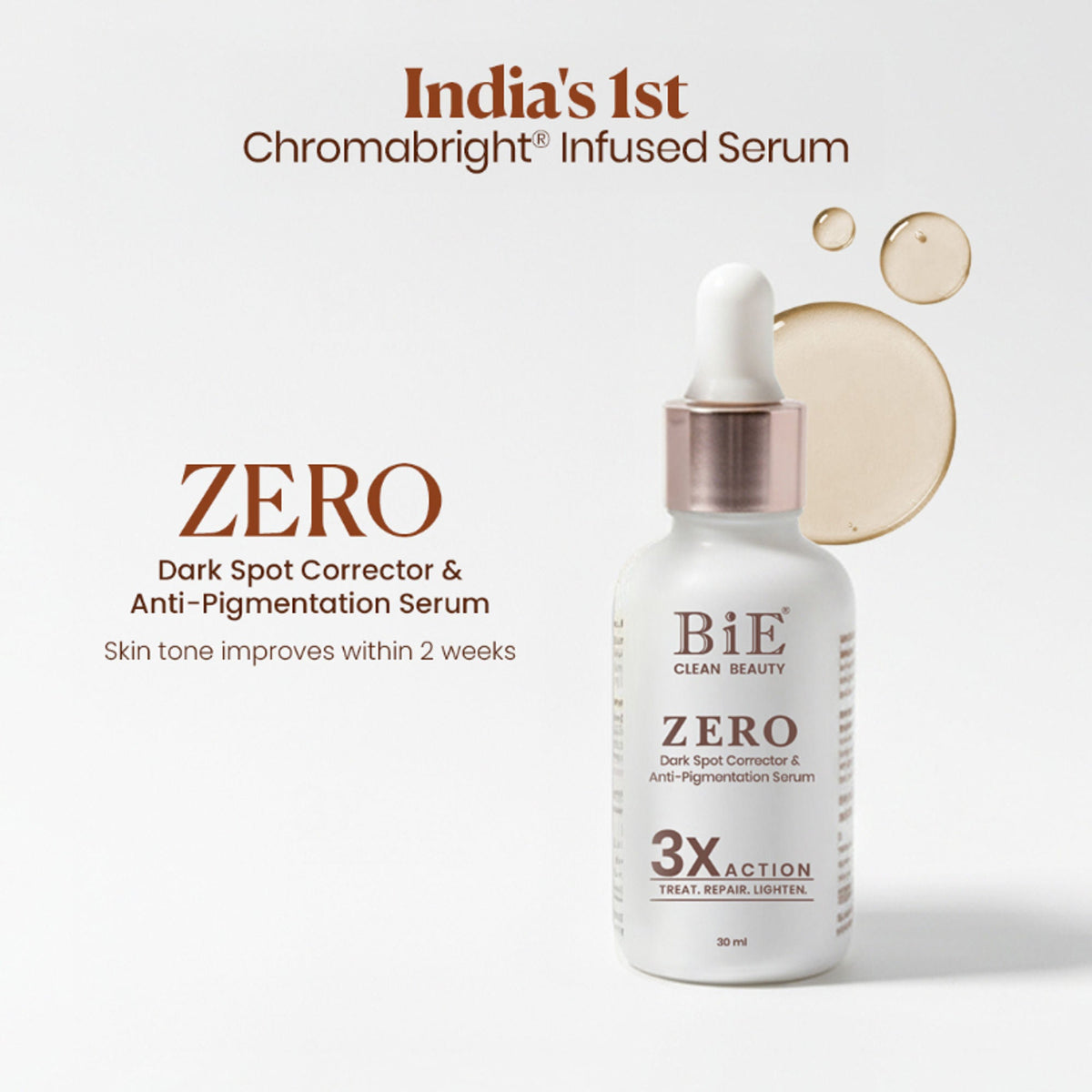 BiE - Beauty In Everything Zero Dark Spot Corrector & Anti-Pigmentation Serum | Grocsy