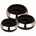 Black Color - Plastic Casserole Set of 3 | Grocsy