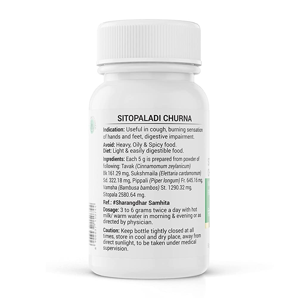 Krishna's Herbal & Ayurveda Shitopaladi Churna | Grocsy