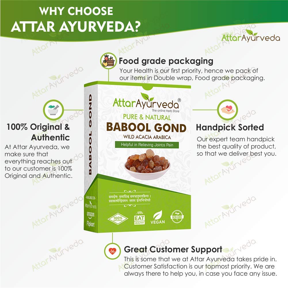 Attar Ayurveda Babool Gond | Grocsy