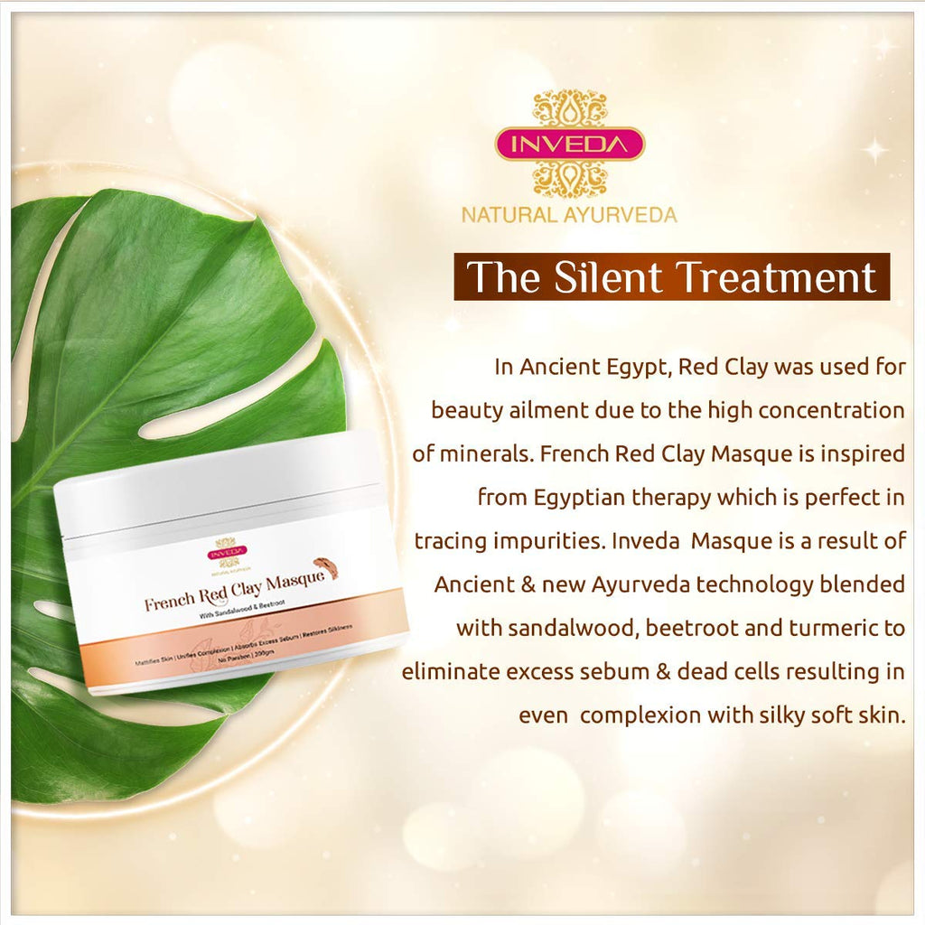 Inveda French Red Clay Masque | Grocsy