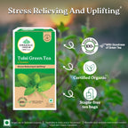 Organic India Tulsi Green Tea Classic 25 Tea bags | Grocsy