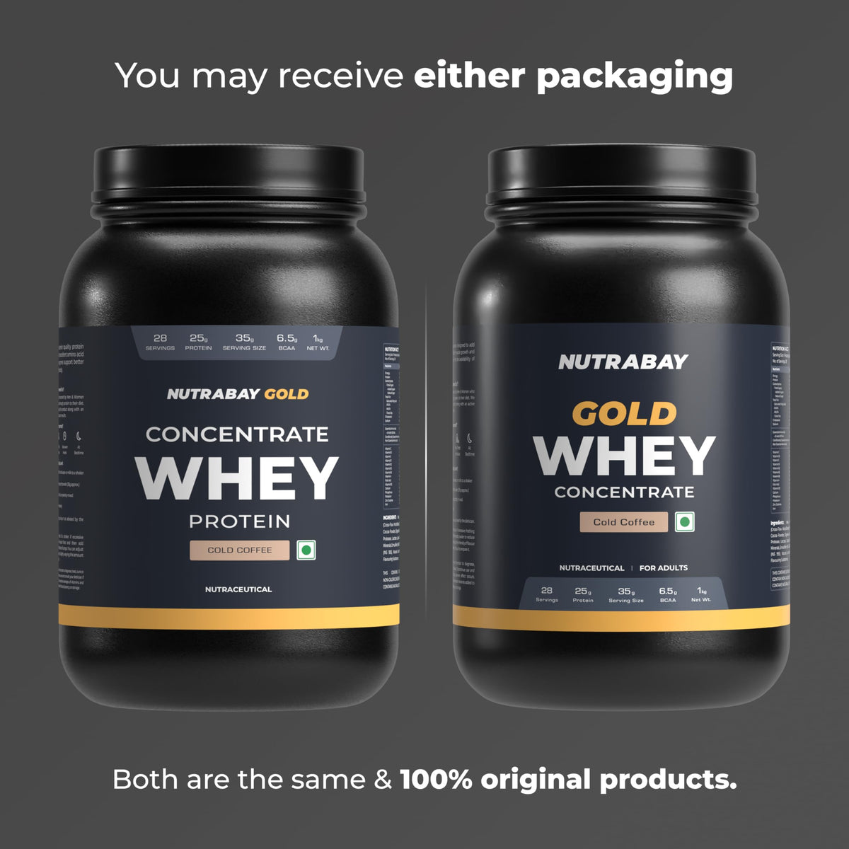 Nutrabay Gold Whey Protein Concentrate - Cold Coffee | Grocsy