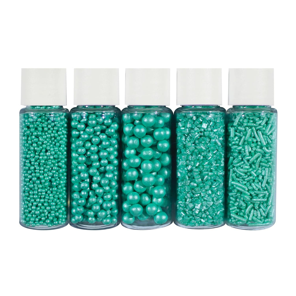 Confect Sprinkles for Cakes & Cupcakes Decoration | USP-12(Mint Green) | Grocsy