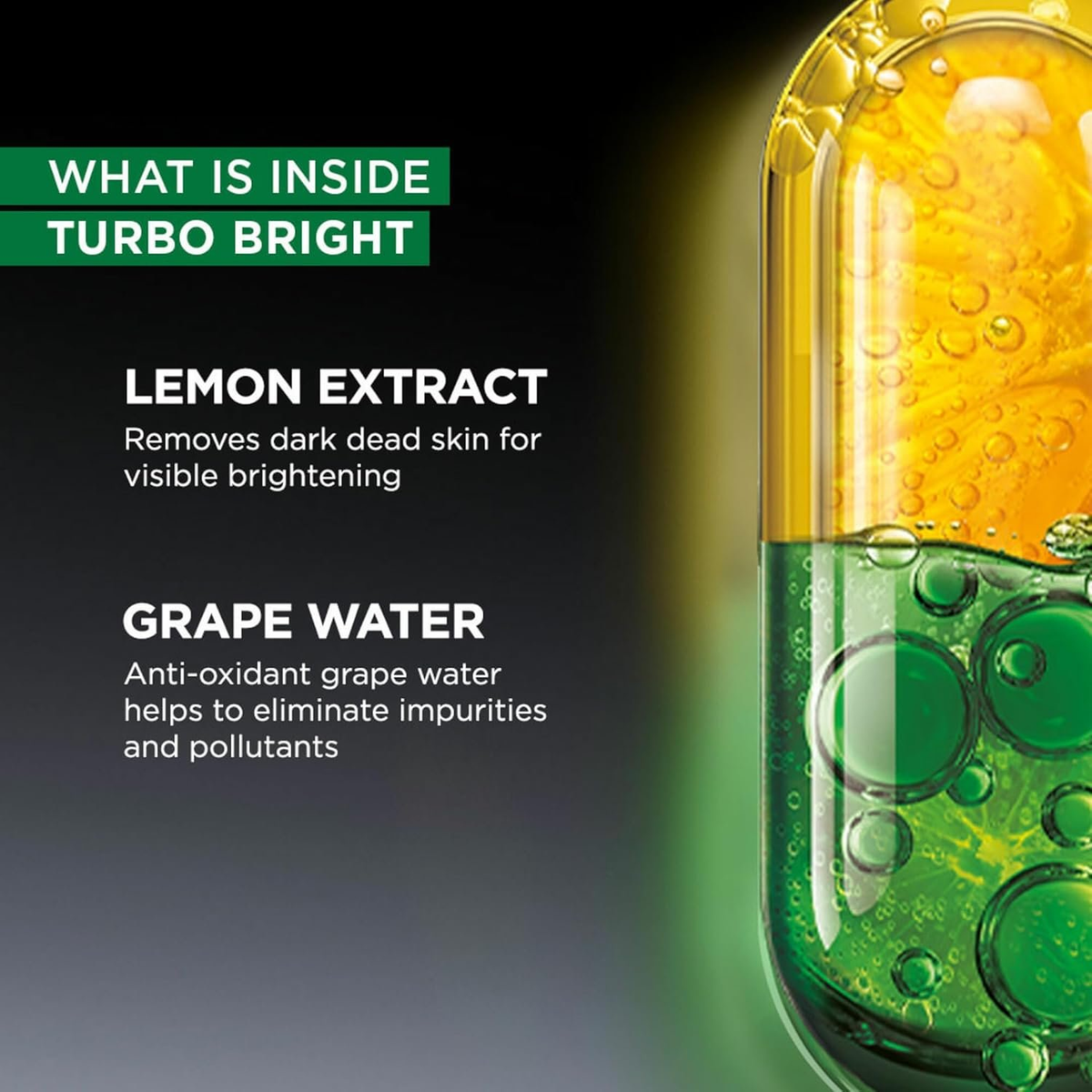 Garnier Men Turbo Bright Brightening Face Wash | Grocsy