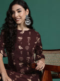 Sangria Women Ethnic Motifs Printed Kurta | Grocsy