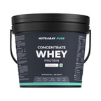 Nutrabay Concentrate Whey Protein Powder – Unflavoured | Grocsy