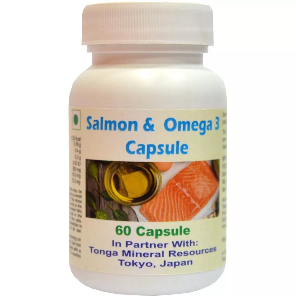 Tonga Herbs Salmon & Omega 3 Capsules | Grocsy