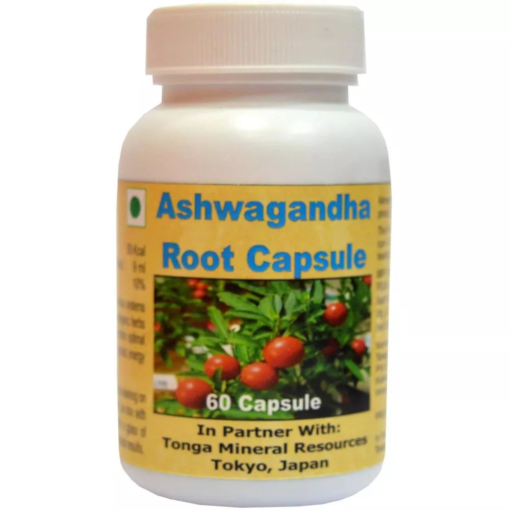 Tonga Herbs Ashwagandha Root Capsules | Grocsy