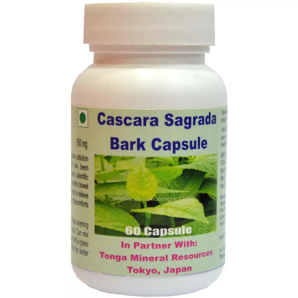 Tonga Herbs Cascara Sagrada Bark Capsules | Grocsy