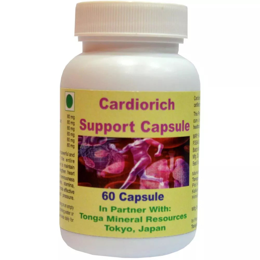 Tonga Herbs Cardiorich Support Capsules | Grocsy