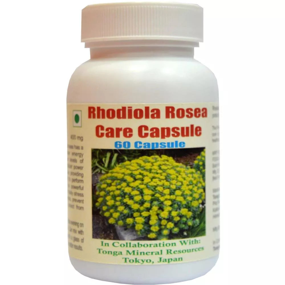 Tonga Herbs Rhodiola Rosea Care Capsules | Grocsy