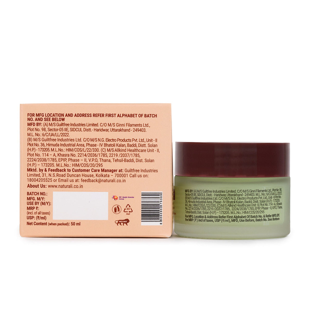 Naturali Acne & Oil Control Gel Moisturiser With Superfoods Willow Bark & Neem | Grocsy