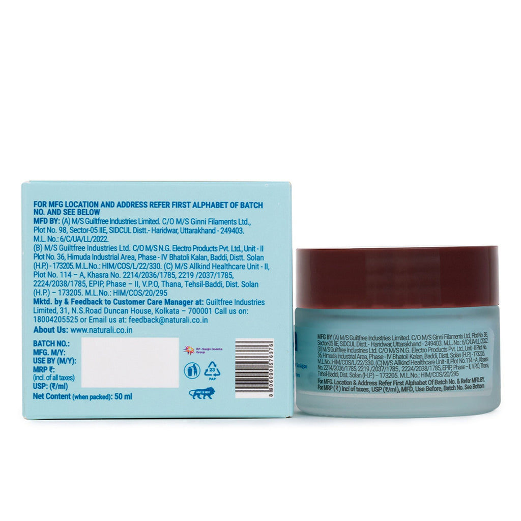 Naturali Aqua Hydrating Gel Moisturiser with Superfoods Earth Marine Water & Sea Algae | Grocsy