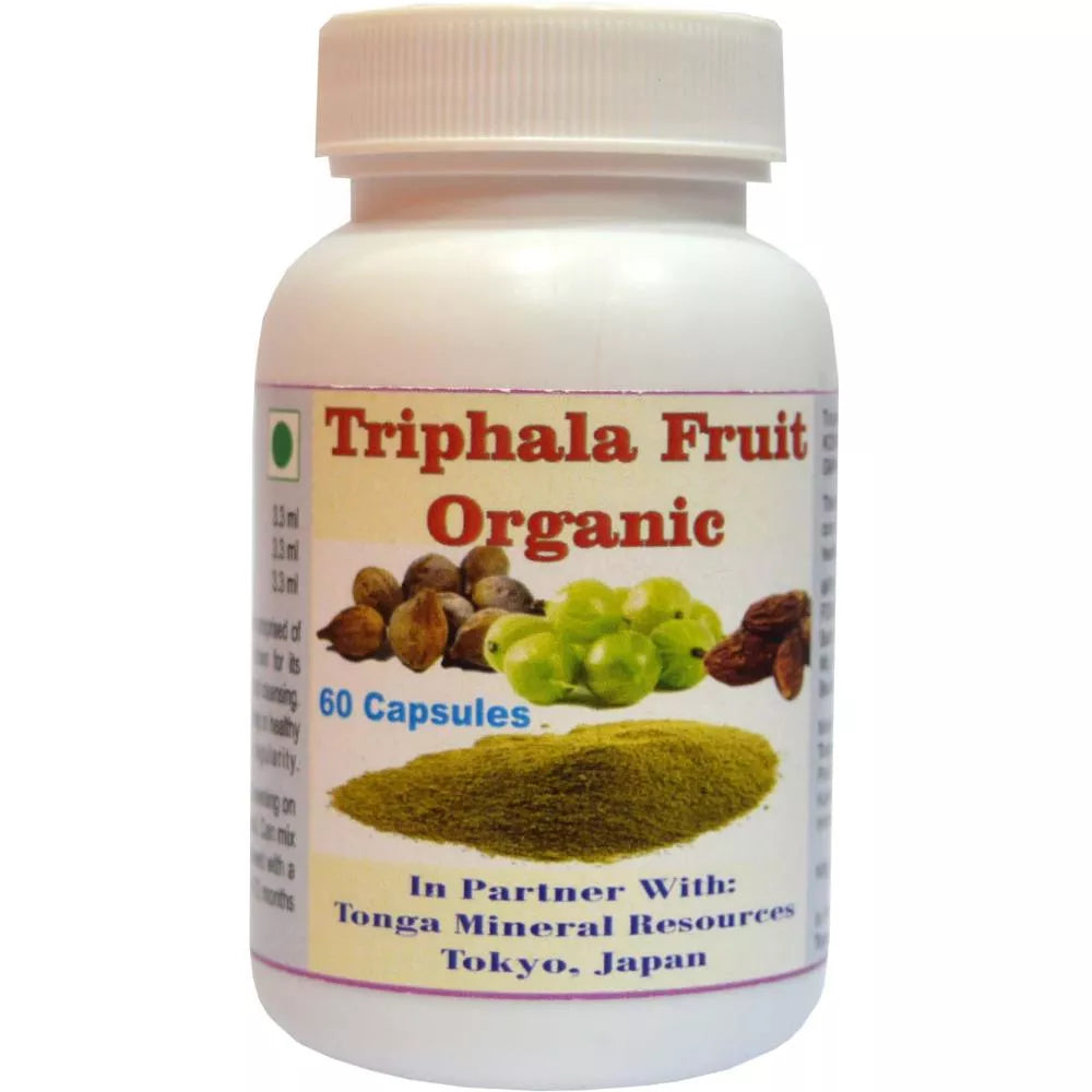 Tonga Herbs Triphala Fruit Organic Capsules | Grocsy