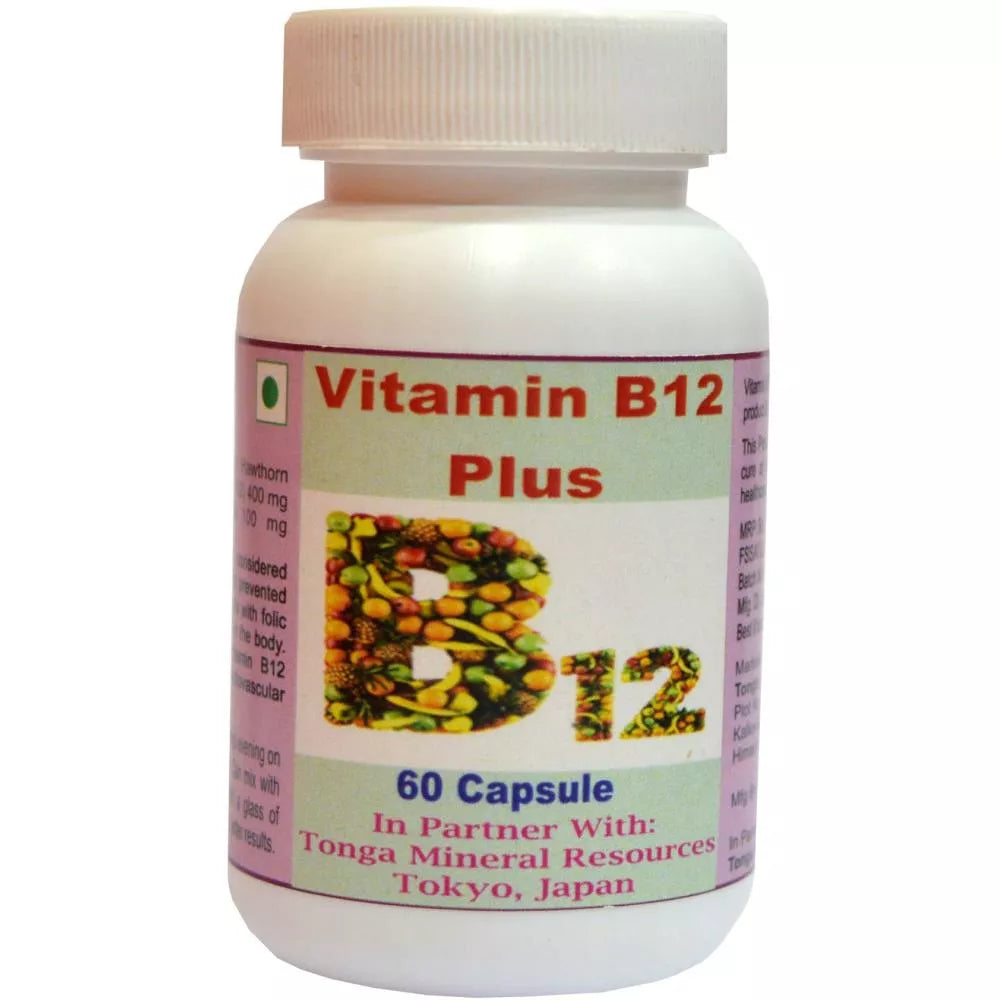 Tonga Herbs Vitamin B-12 Plus Capsules | Grocsy