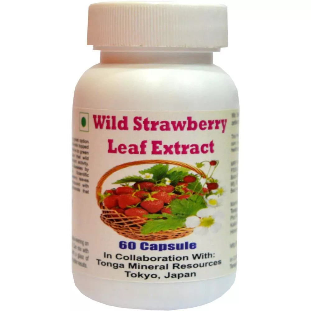 Tonga Herbs Wild Strawberry Leaf Extract Capsules | Grocsy
