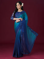 kasee Embroidered Sequinned Saree | Grocsy