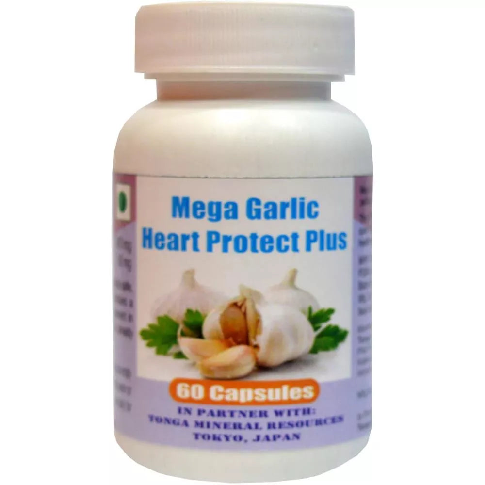 Tonga Herbs Mega Garlic Heart Protect Plus Capsules | Grocsy
