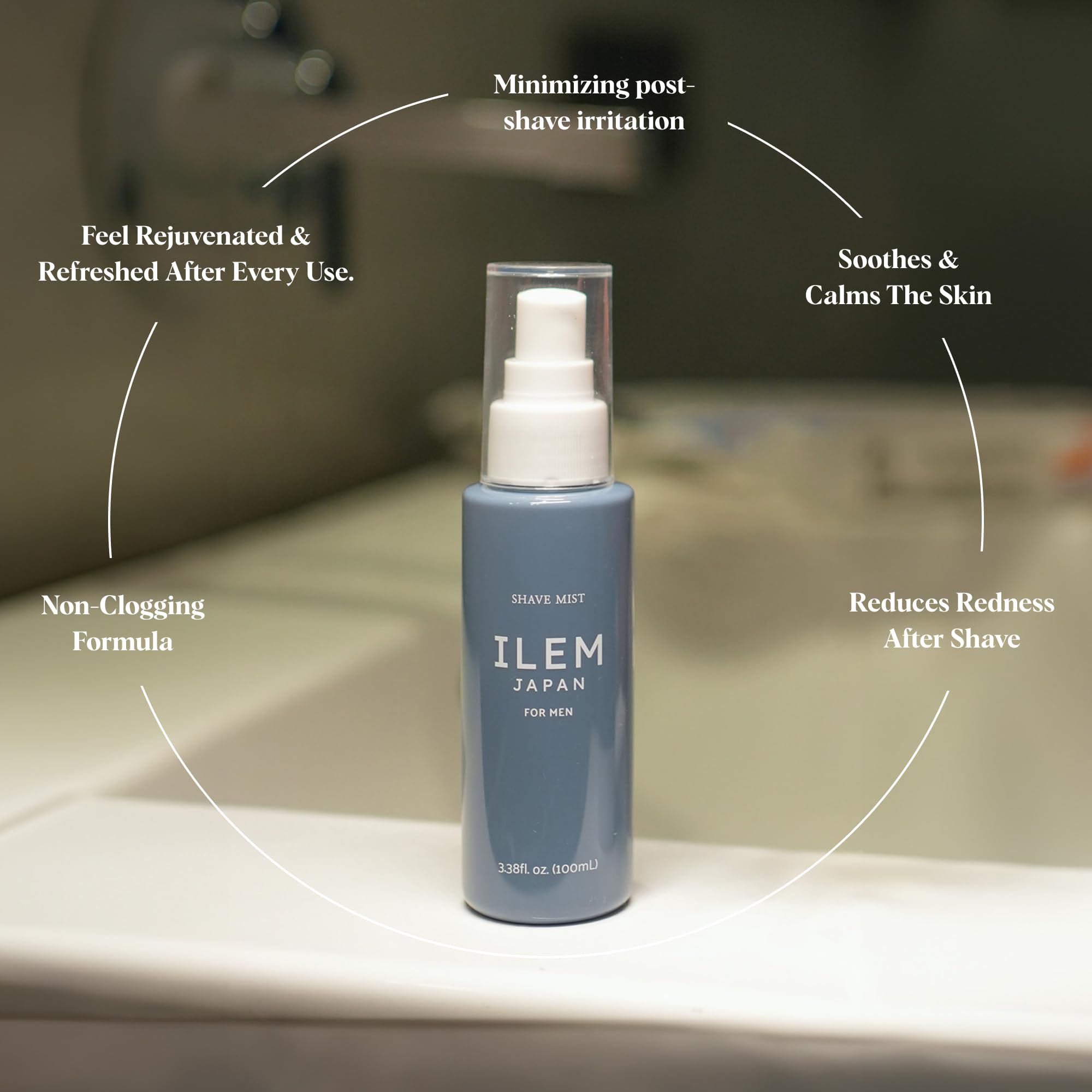 ILEM JAPAN Shave Mist For Men | Grocsy