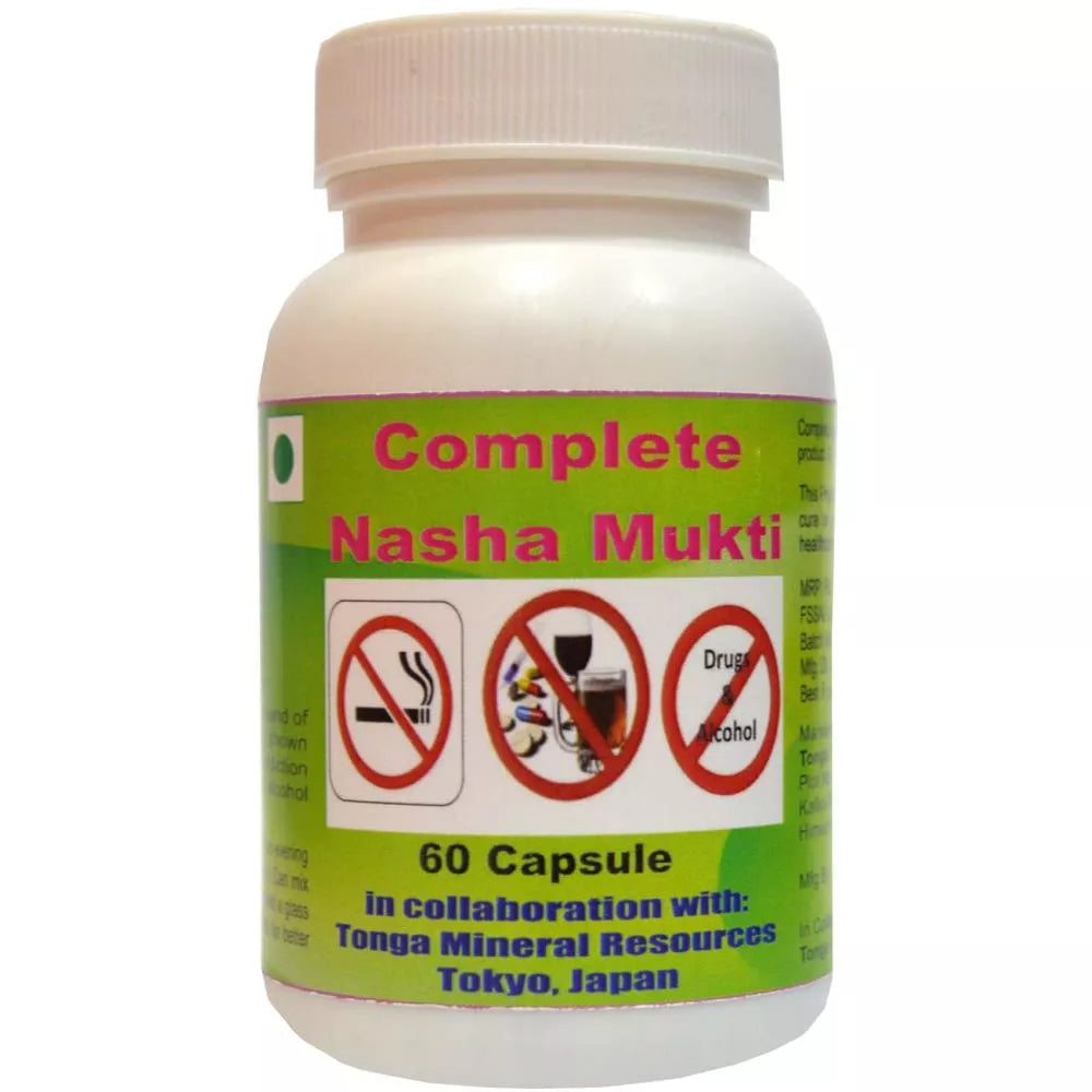 Tonga Herbs Complete Nasha Mukti Capsules | Grocsy