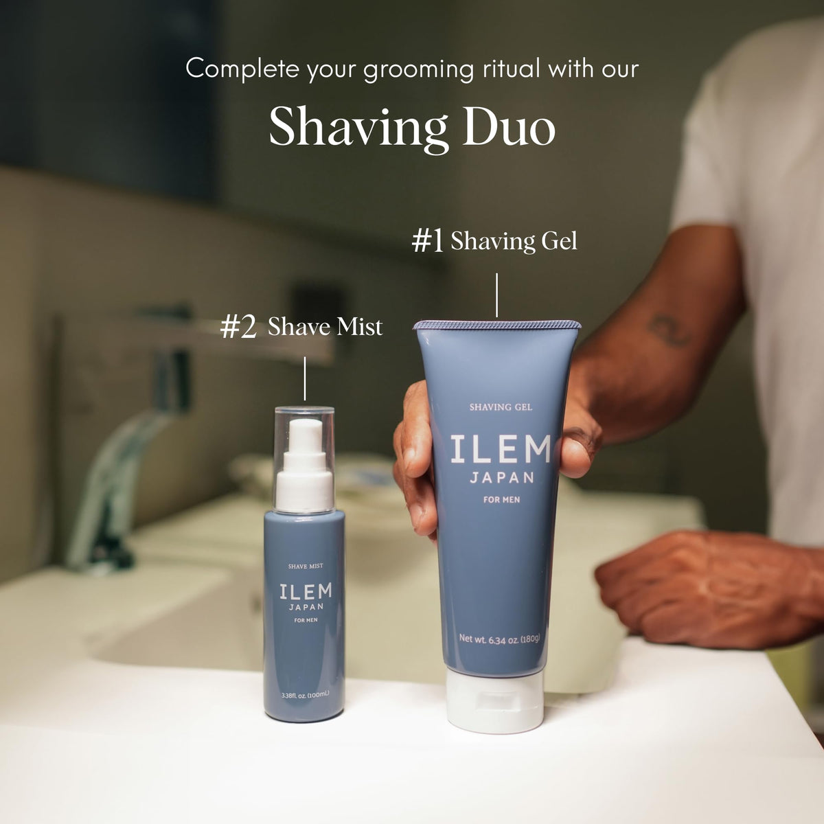 ILEM JAPAN Shave Mist For Men | Grocsy