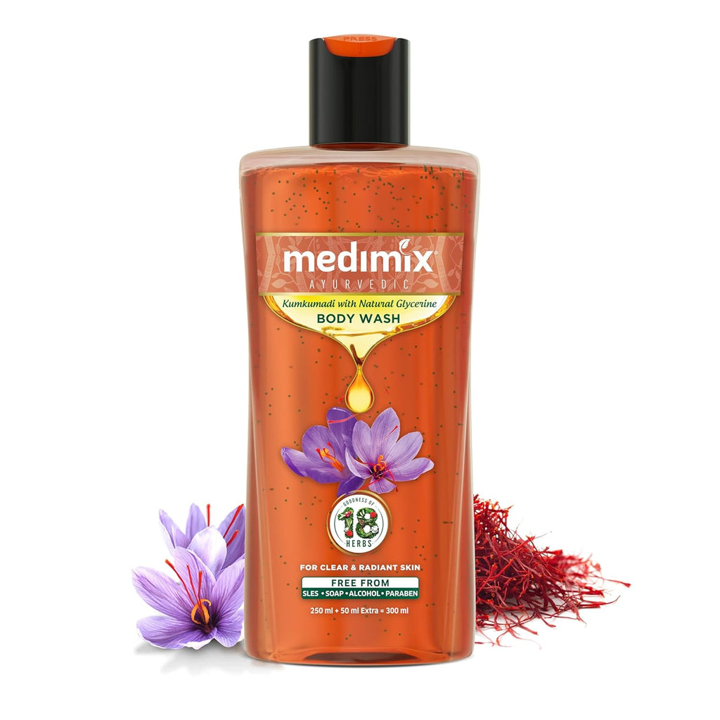 Medimix Ayurvedic Kumkumadi Body Wash | Grocsy