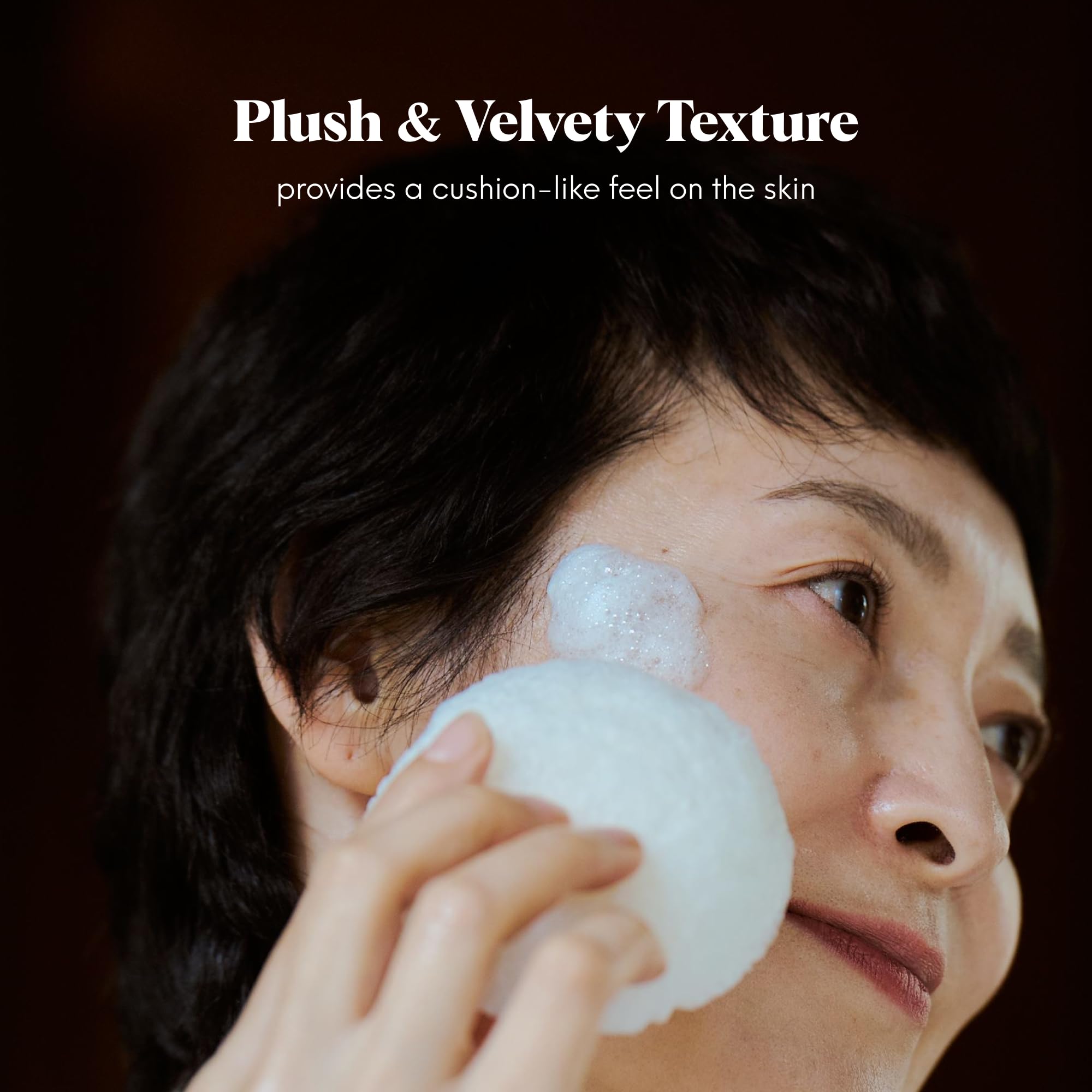 ILEM JAPAN Natural Konjac Sponge Face (White) | Grocsy