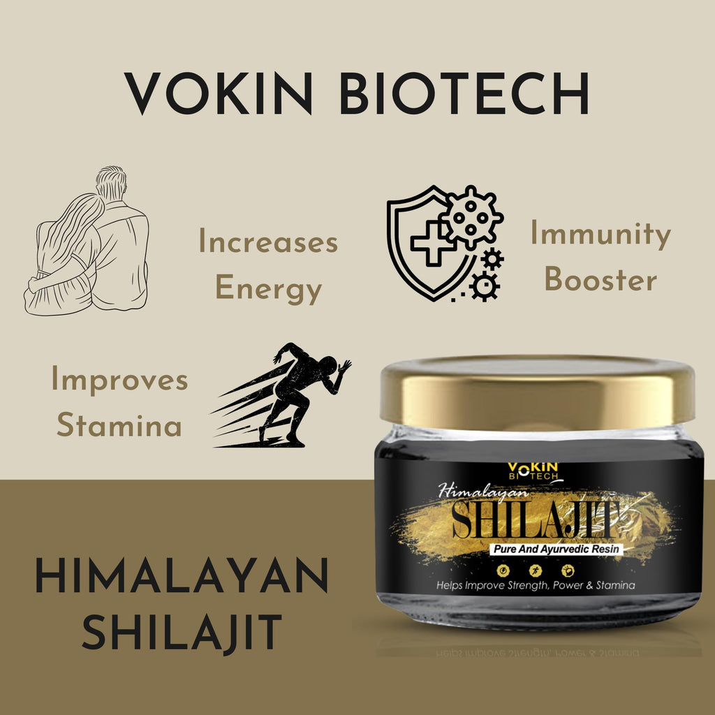 Vokin Biotech SJ Resin 20g Helps in Boosts Stamina and Energy | Immunity Booster | Grocsy