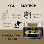 Vokin Biotech SJ Resin 20g Helps in Boosts Stamina and Energy | Immunity Booster | Grocsy