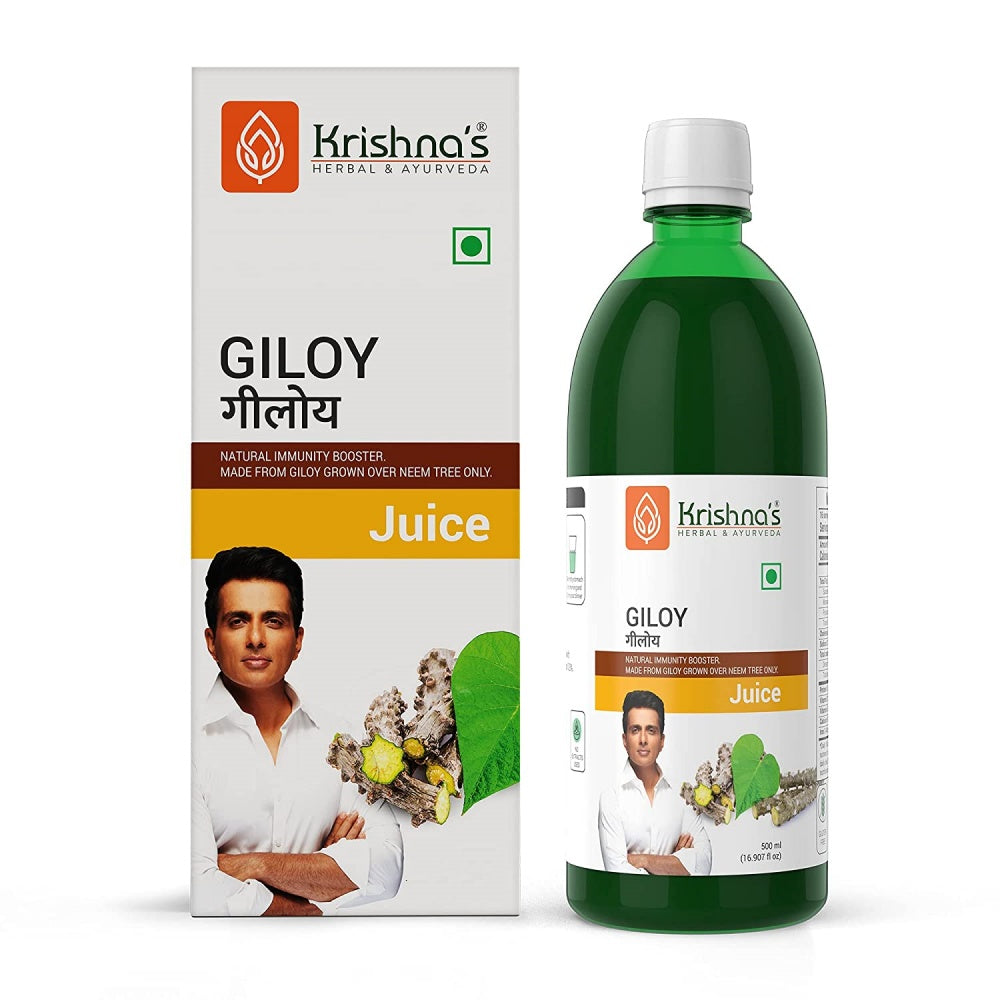 Krishna's Herbal & Ayurveda Giloy Juice / Geloy Swaras Immunity Booster | Grocsy