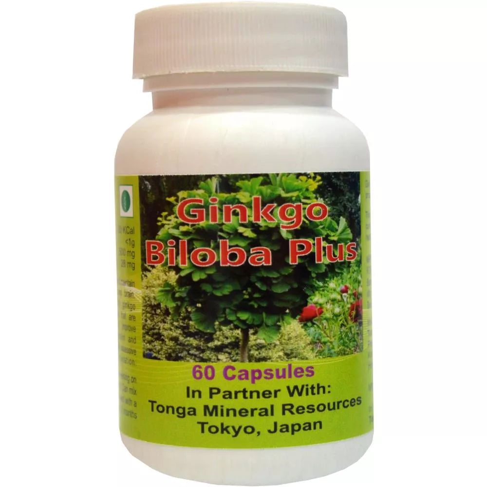 Tonga Herbs Ginkgo Biloba Plus Capsules | Grocsy
