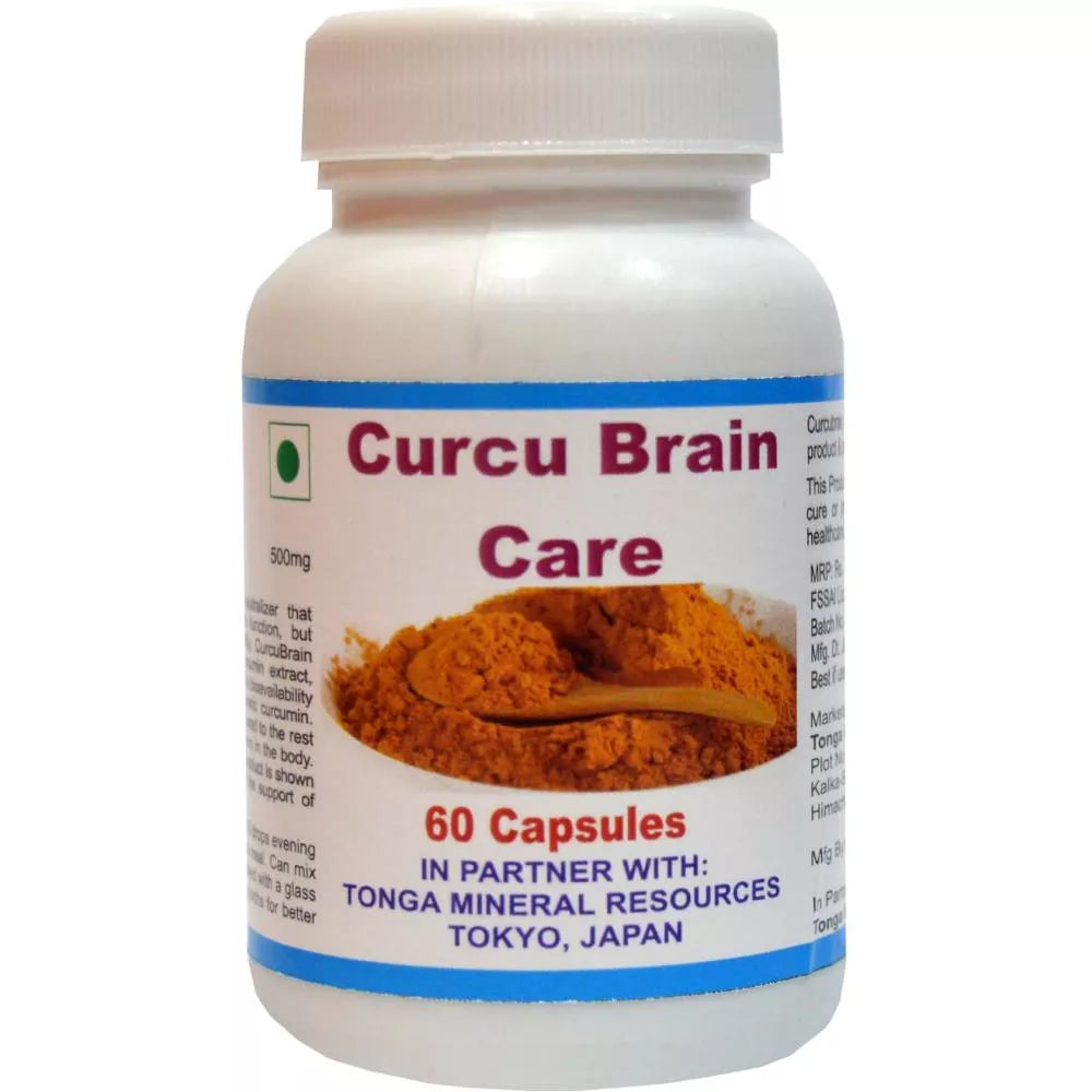 Tonga Herbs Curcu Brain Care Capsules | Grocsy