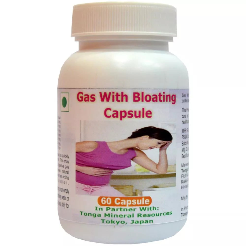 Tonga Herbs Gas With Bloating Capsules | Grocsy