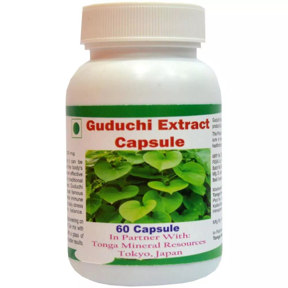 Tonga Herbs Guduchi Extract Capsules | Grocsy