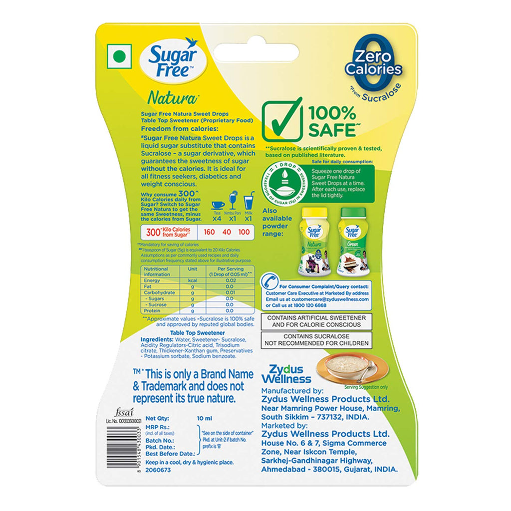 Sugar Free Natura - Sweet Drops | Grocsy