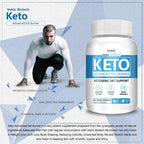 Vokin Biotech Keto Capsules Advance Weight Loss Fat Burner Supplement with (Green Tea + Garcinia Cambogia + Green Coffee) Extract Capsules | Grocsy
