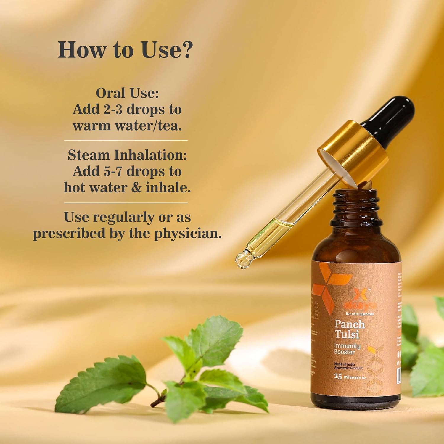 Ashpveda Panch Tulsi Oil | Grocsy