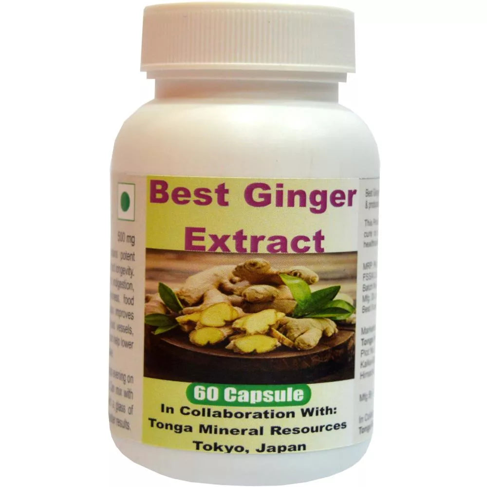 Tonga Herbs Best Ginger Extract Capsules | Grocsy