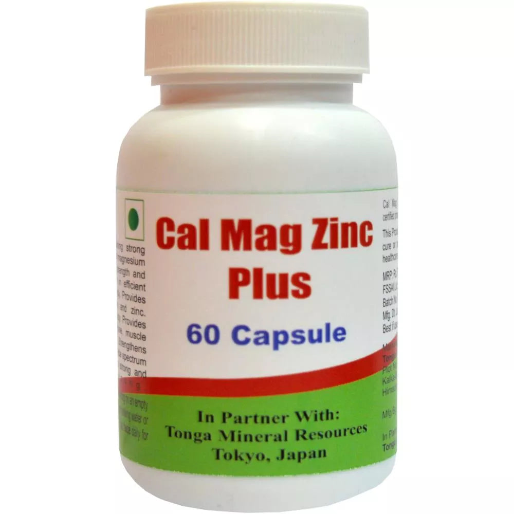 Tonga Herbs Cal Mag Zinc Plus Capsules | Grocsy