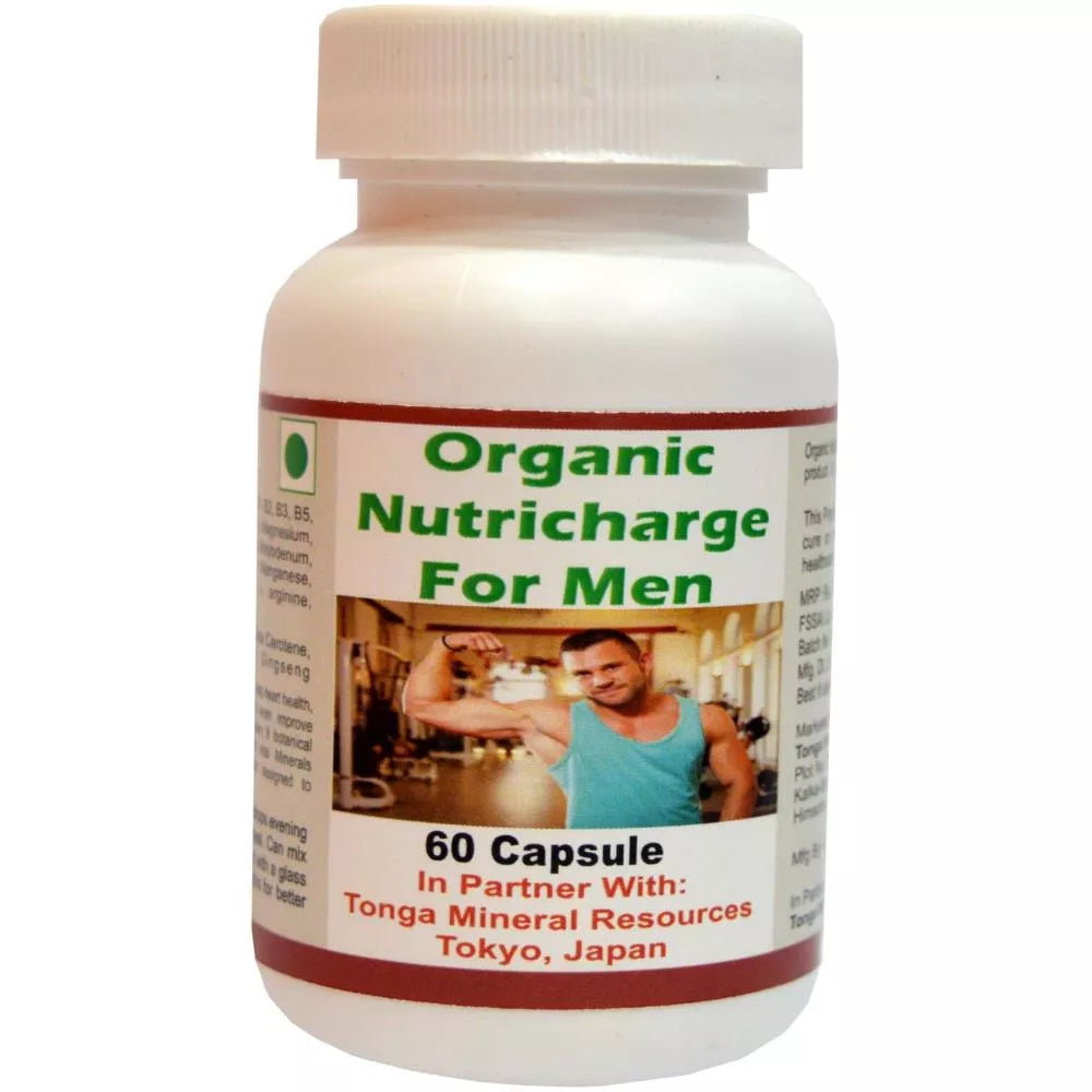 Tonga Herbs Organic Nutricharge For Men Capsules | Grocsy
