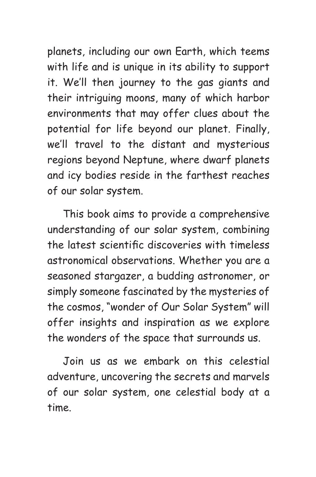 Wonders Of Our Solar System - Unbound Script | Grocsy
