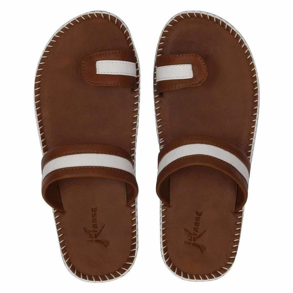 Men's Leather Slippers | Grocsy