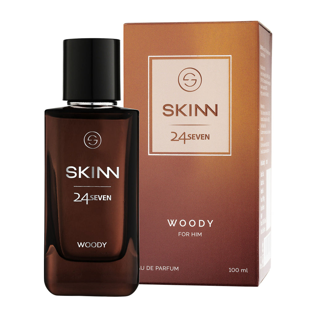 Skinn By Titan 24Seven Perfume for Men - Woody Eau De Parfum | Grocsy