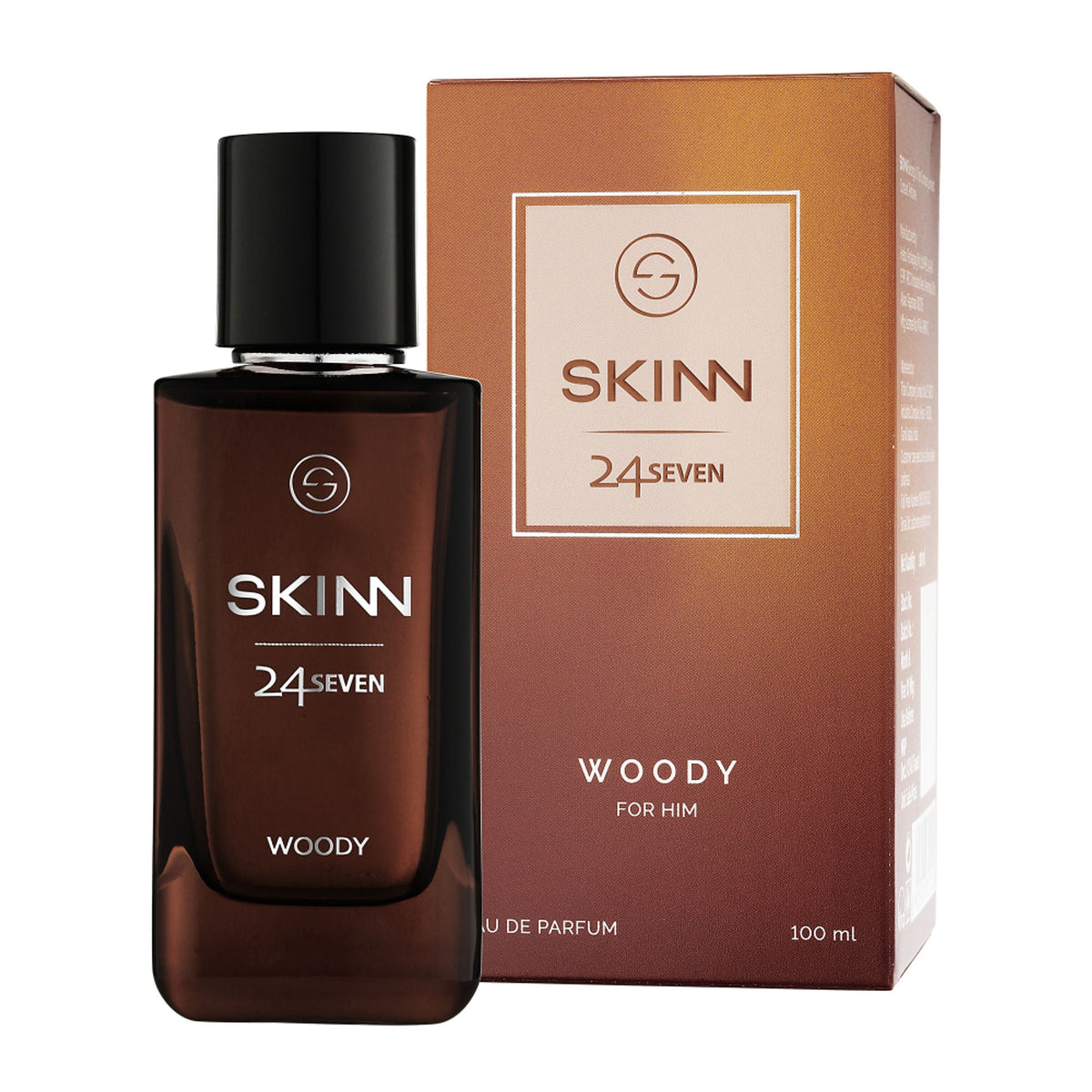Skinn By Titan 24Seven Perfume for Men - Woody Eau De Parfum | Grocsy
