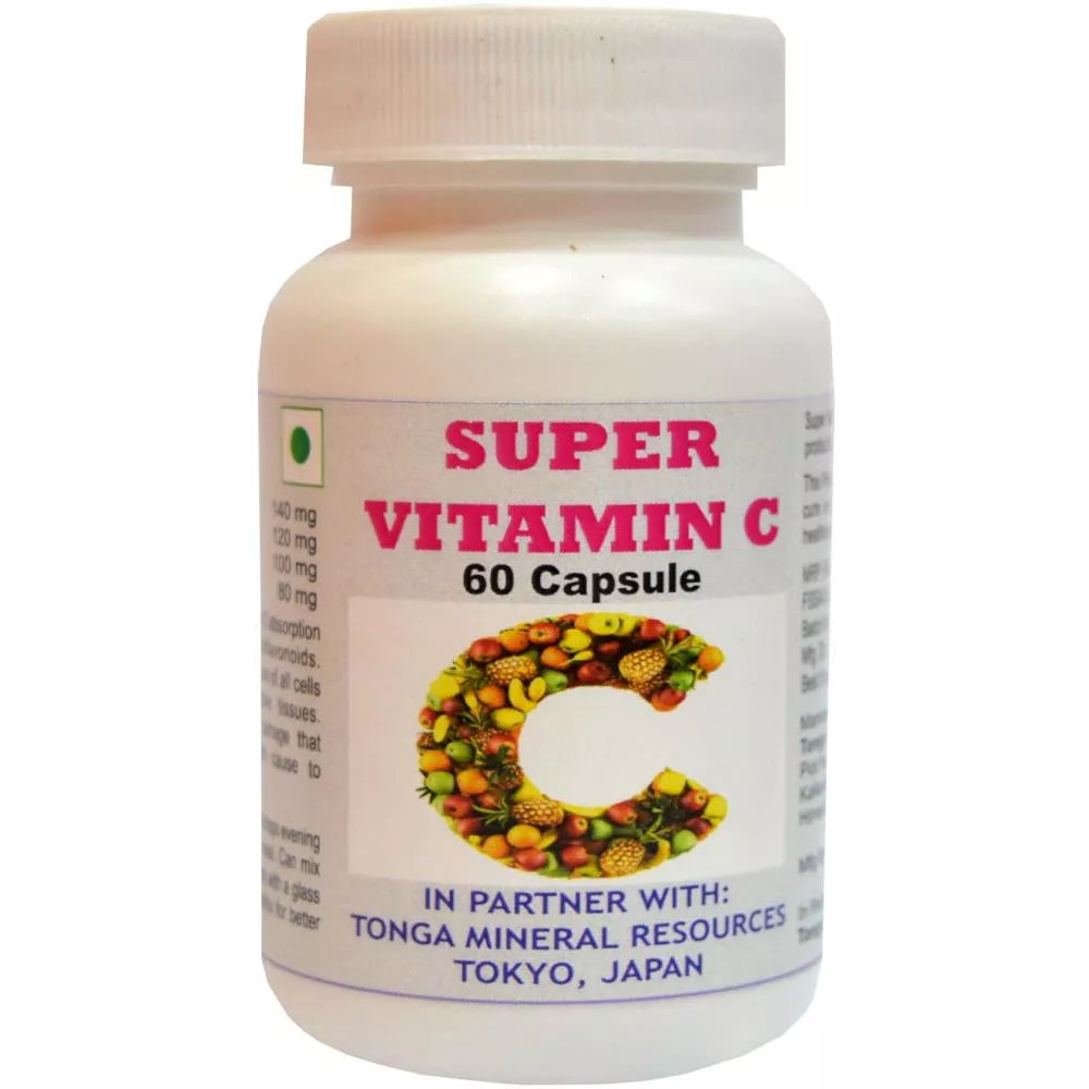 Tonga Herbs Super Vitamin C Capsules | Grocsy
