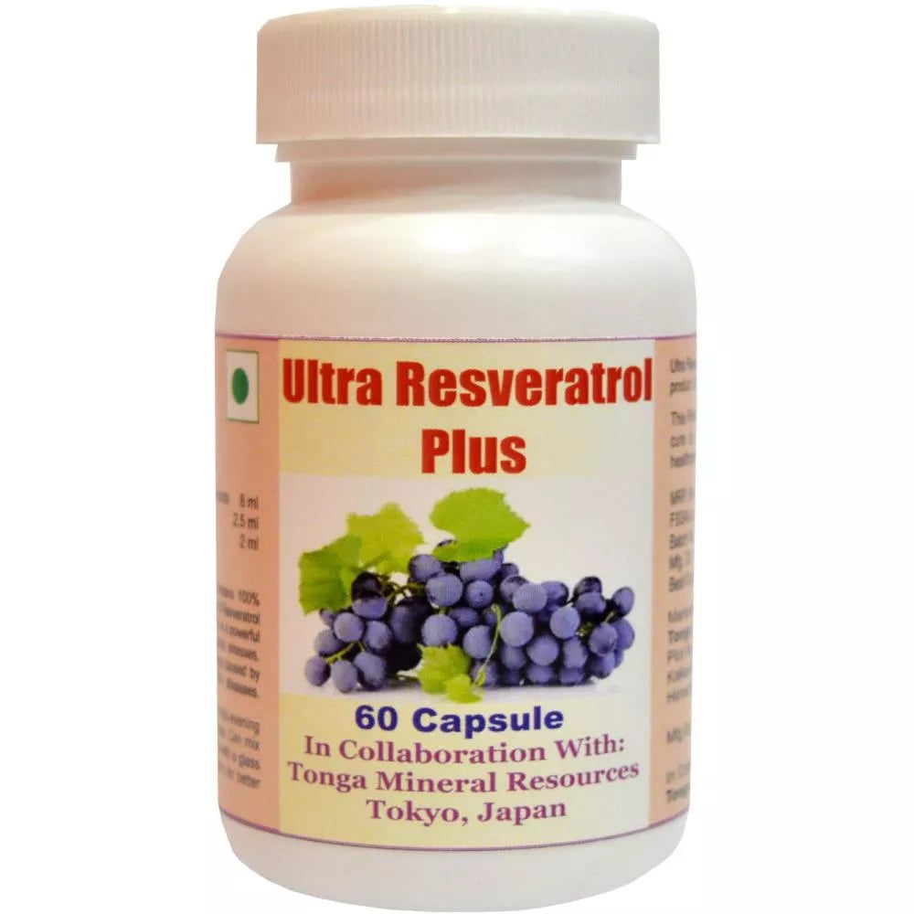 Tonga Herbs Ultra Resveratrol Plus Capsules | Grocsy
